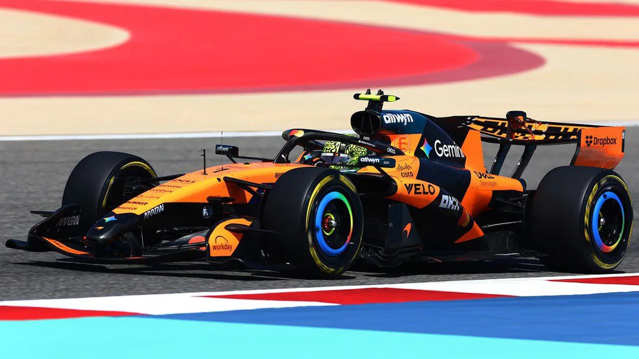 Carros de Fórmula 1 em ultrapassagem com diferencial de velocidade em circuito de alta performance durante corrida de 2026