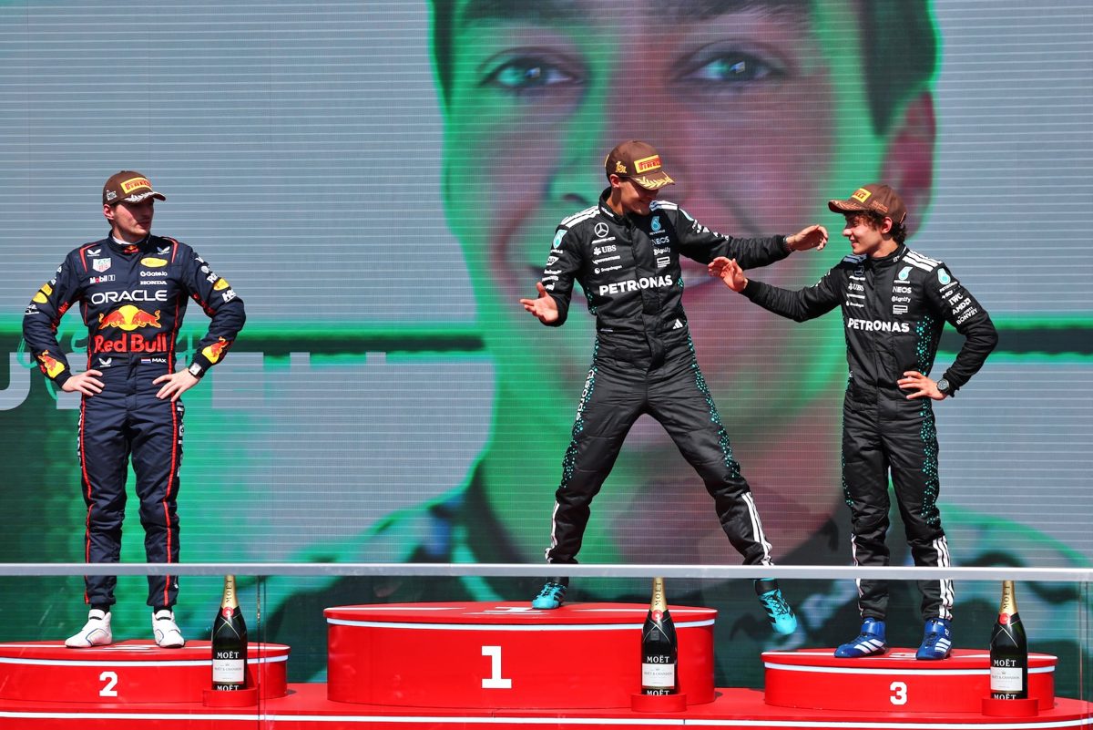 A metamorfose estratégica de Russell no pit wall Russell x Antonelli