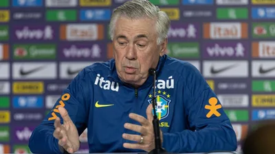 Ancelotti resolve dilema tático e liberta Vini Jr pela esquerda na Seleção