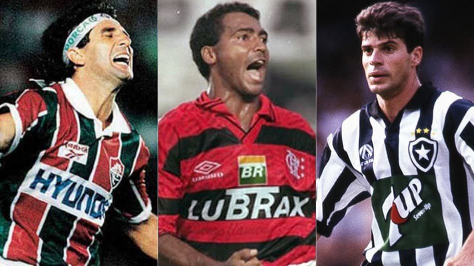 O domínio de Romário e a surpresa Túlio Romário e Túlio comandam lista de artilh
