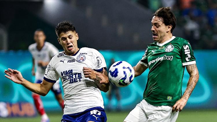 Uma partida de nervos e cartões Palmeiras vence Bahia por 1 a 0 na Arena