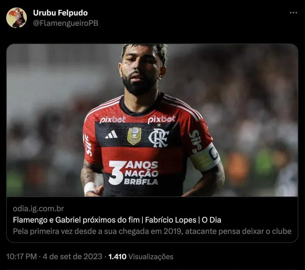O perfil ofensivo que preocupa a defesa flamenguista Gabigol mira lado esquerdo