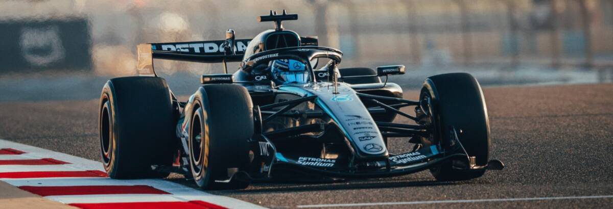 Russell lidera programa intensivo da Mercedes Mercedes e McLaren aceleram prepar