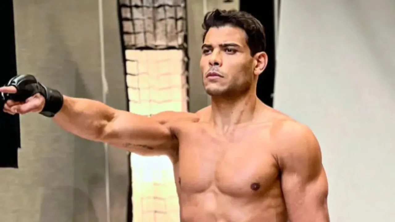 Paulo Costa e Josh Hokit em ação durante suas respectivas lutas no UFC 327 em Miami