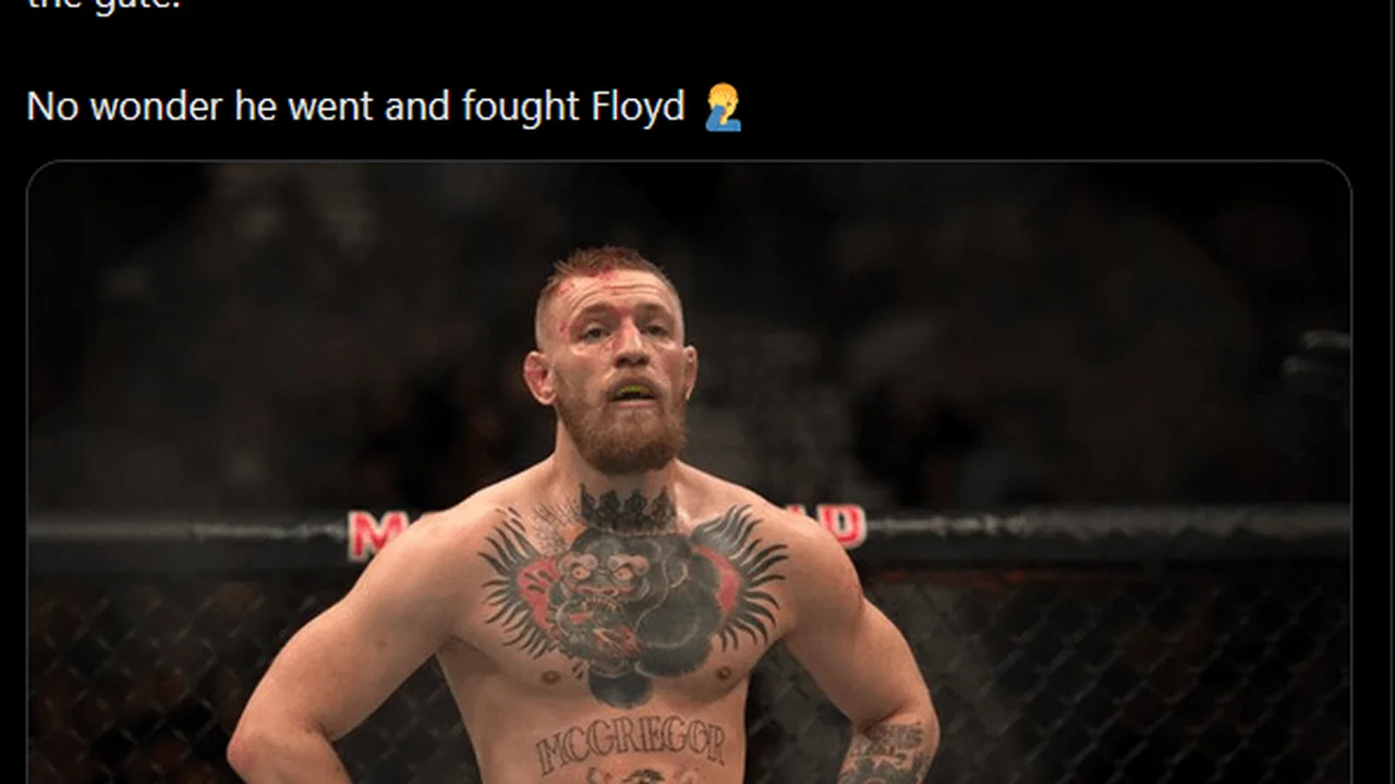 Conor McGregor treinando em academia preparando retorno UFC após cinco anos afastado das competições profissionais