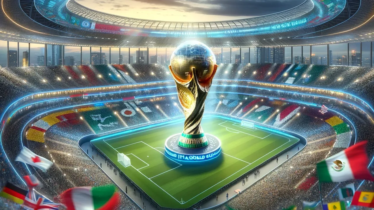 Figurinhas espalhadas sobre mesa com álbum da Copa do Mundo 2026 aberto mostrando espaços vazios para jogadores