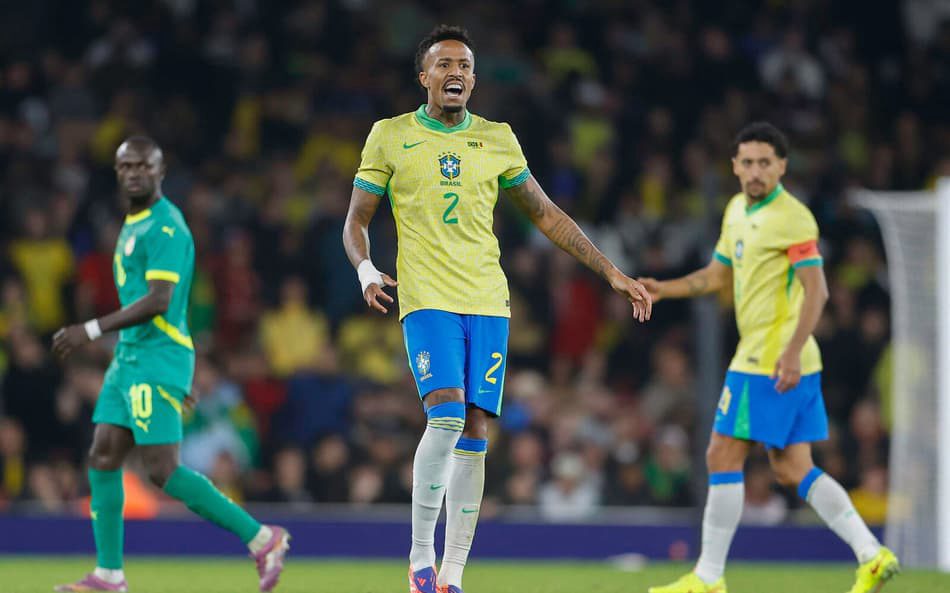 Reorganização do sistema defensivo brasileiro Militão perde resto da temporada e