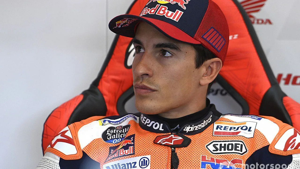 Marc Márquez pilotando sua Honda durante treinos no Circuito das Américas em Austin