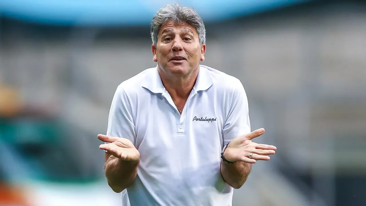 Renato Gaúcho durante partida do Vasco pela Sul-Americana em São Januário