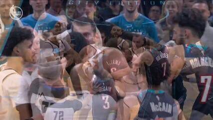 A cena e o que cada lado disse Jokic empurra rival, é expulso e coloca
