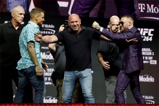 A zona de conflito no salão de gala Dana White absorveu cada minuto do tirot