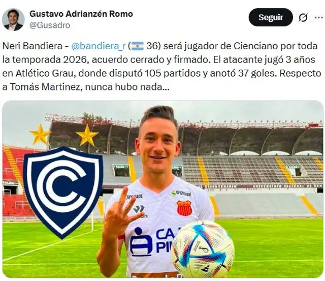 O gol que nasceu das alturas do Peru Cienciano bate Atlético Mineiro por 1 a