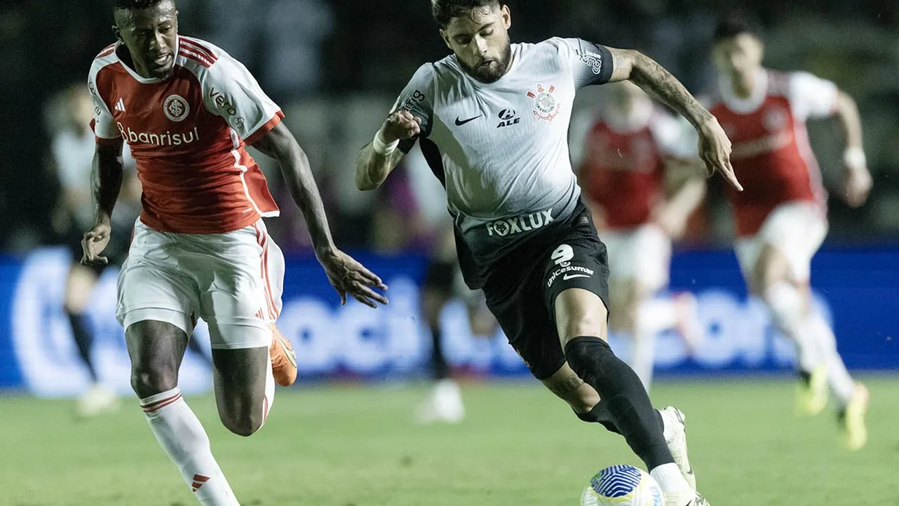 Jogadores do Corinthians comemorando gol na Neo Química Arena pela Libertadores