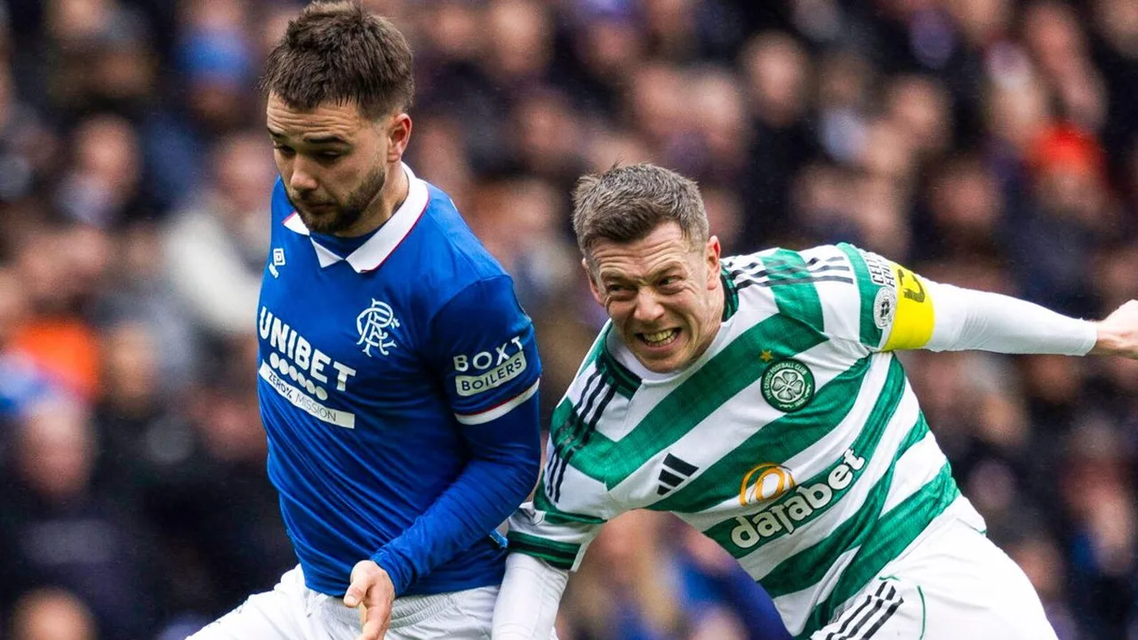 Torcedores do Hearts no Tynecastle Park durante jogo decisivo da Premiership escocesa