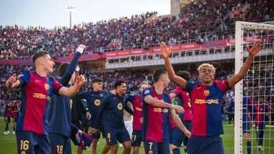 Quatro vitórias seguidas e 14 pontos de vantagem — o Barça que dominou o Real