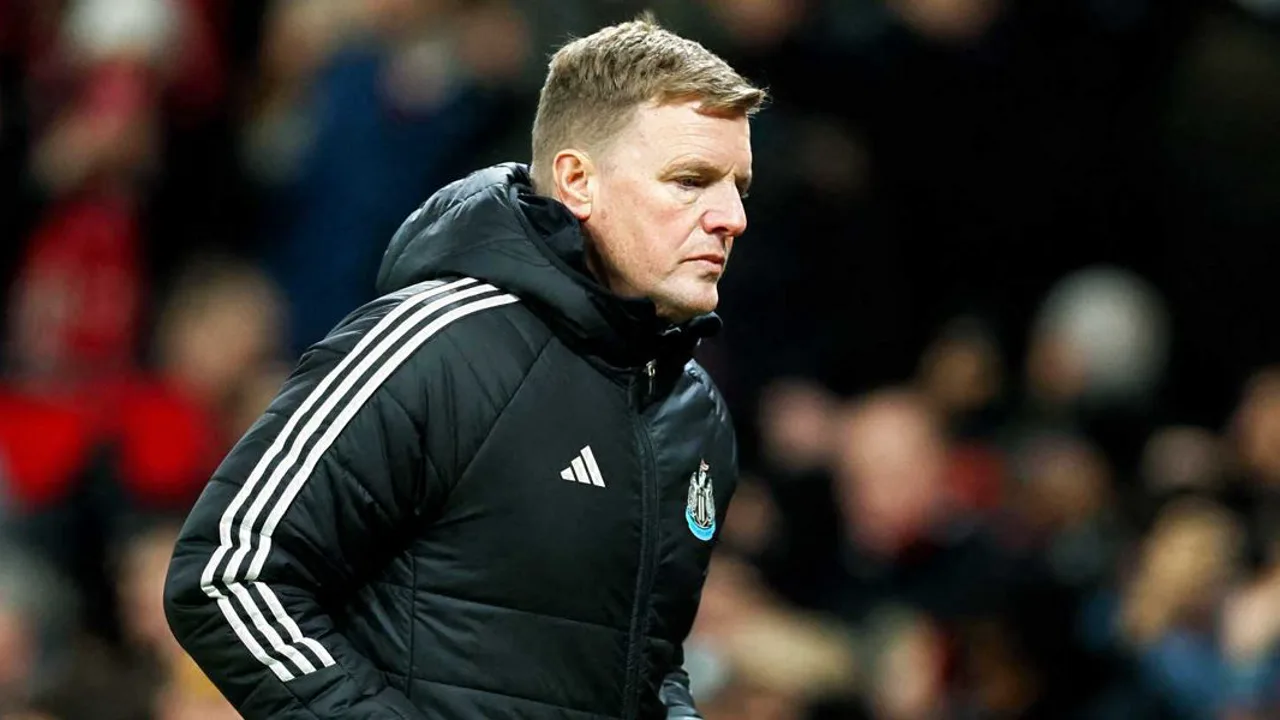 Eddie Howe, treinador inglês de 48 anos, comandando o Team Team Durant na Champions League 2025/2026