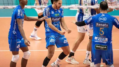 O dia em que o Volei Renata fechou o Joinville em quatro sets nas quartas