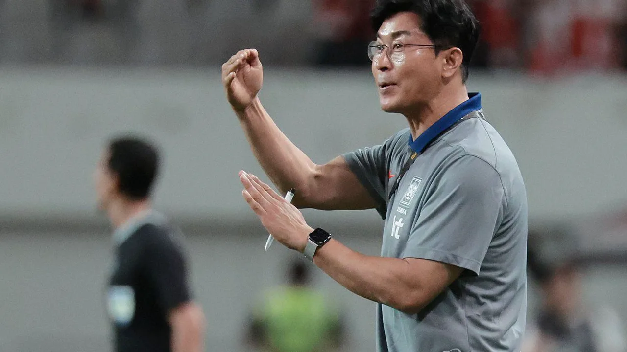 Kim Do-Hoon, treinador da seleção sul-coreana, na Copa do Mundo 2026
