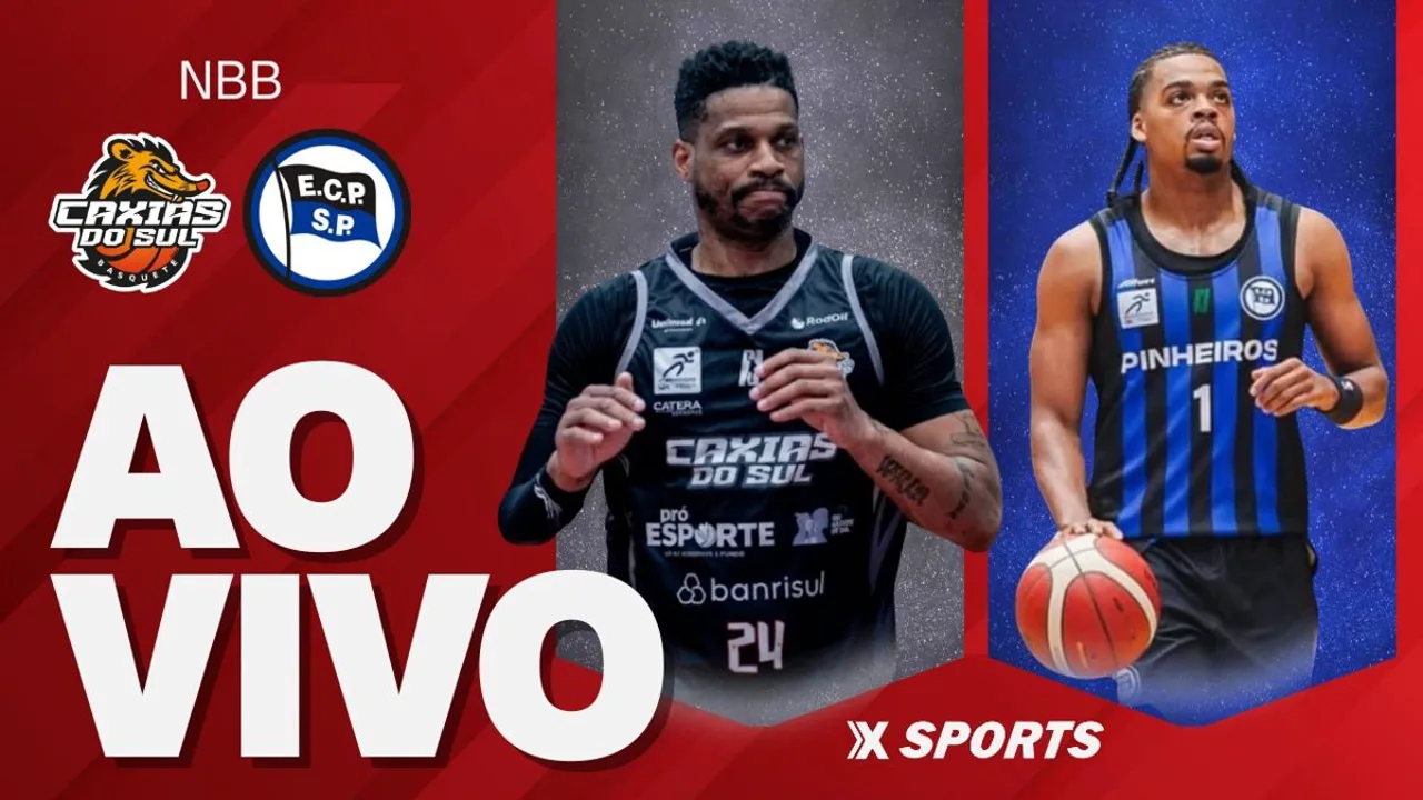 Quadra do Ginásio do Sesi em Caxias do Sul durante partida do NBB em dezembro de 2024