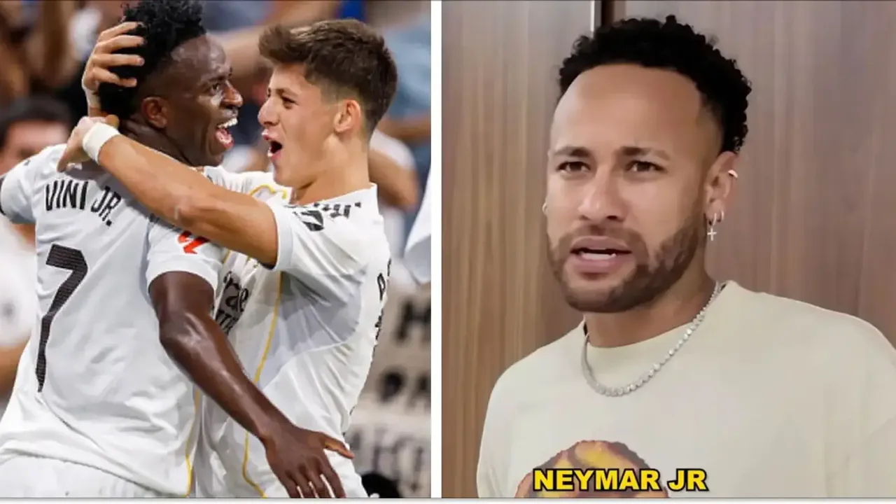Neymar e Robinho Jr. em treino do Santos no CT Rei Pelé, Santos SP