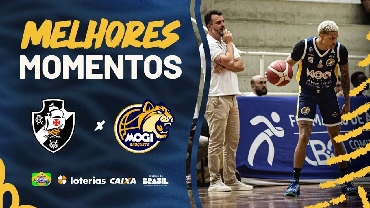 Quadra do São Januário Gymnasium durante partida do NBB entre Vasco e Mogi em fevereiro de 2025
