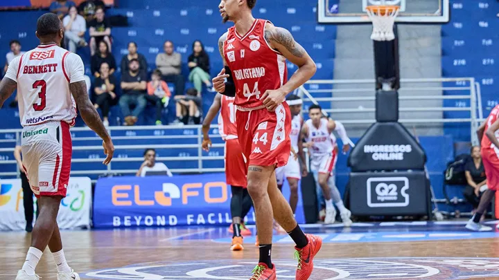 Ginásio Antônio Prado Jr. durante partida de basquete entre Paulistano e São José pelo Brasileirão 2025