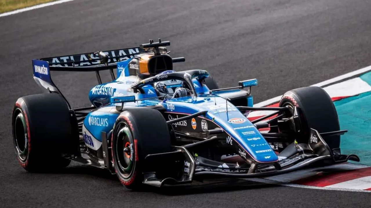 Carlos Sainz ao volante da Williams FW47 no circuito de Miami durante o GP dos EUA de 2026