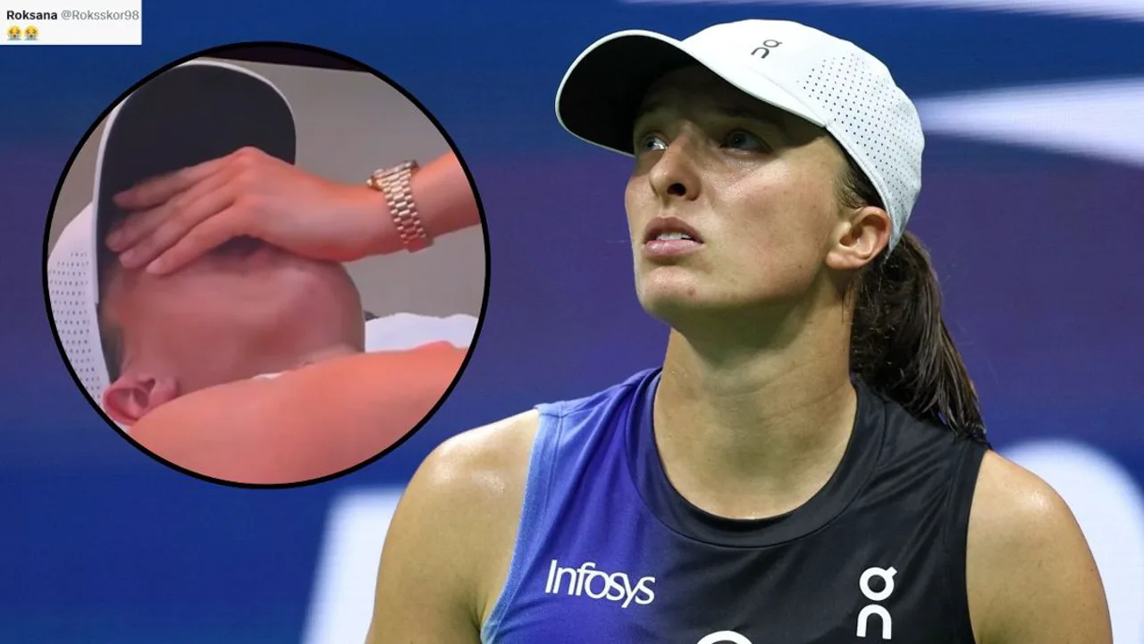 Iga Świątek e Naomi Osaka no saibro do Foro Italico durante o WTA 1000 de Roma