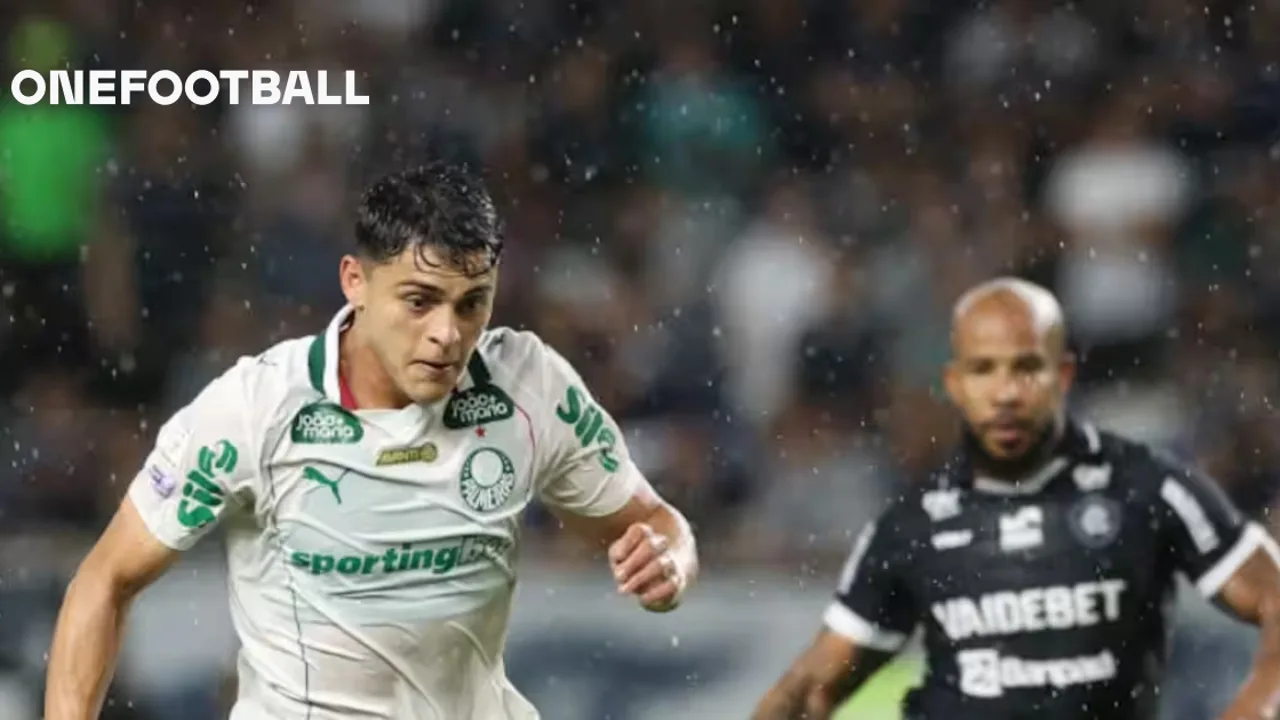 Bruno Fuchs e jogadores do Palmeiras reagem à anulação do gol no Mangueirão, Belém, Brasileirão 2026