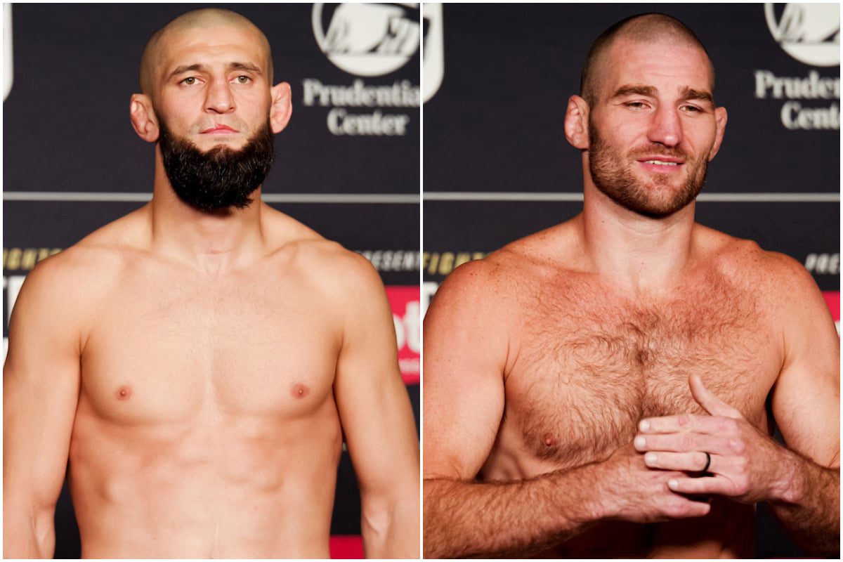 O que os vídeos da pesagem do UFC 328 revelam sobre Chimaev A balança que não pa