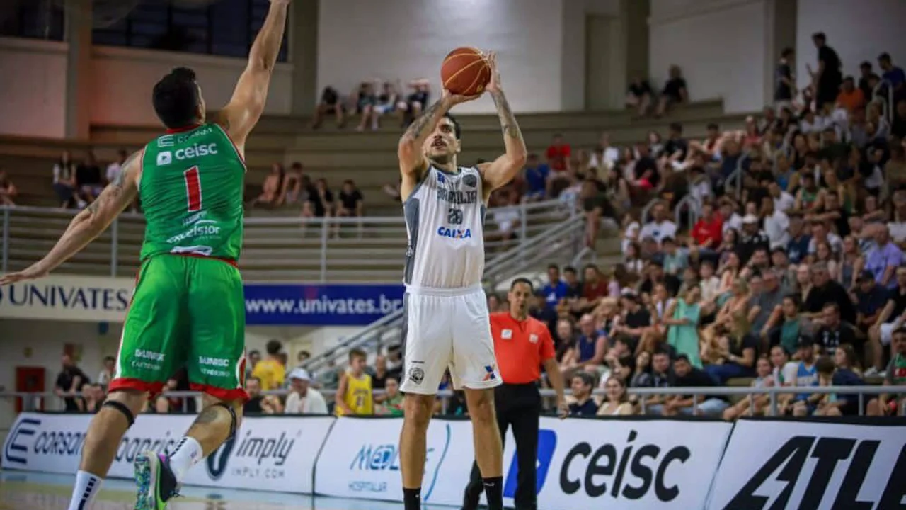 Quadra da Arena BRB Nilson Nelson durante partida do NBB entre Brasília e União Corinthians em fevereiro de 2025