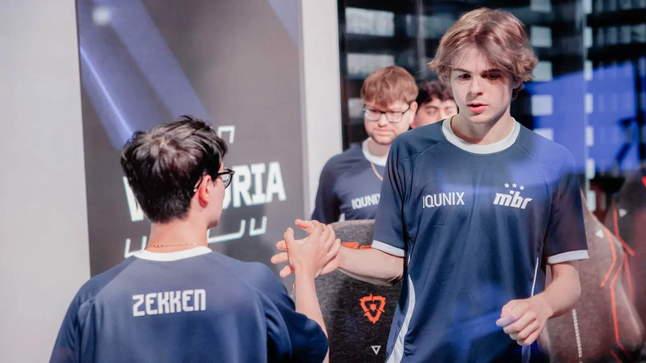 Jogadores do MIBR e FURIA em competição de VALORANT no VCT Americas 2026 em Los Angeles