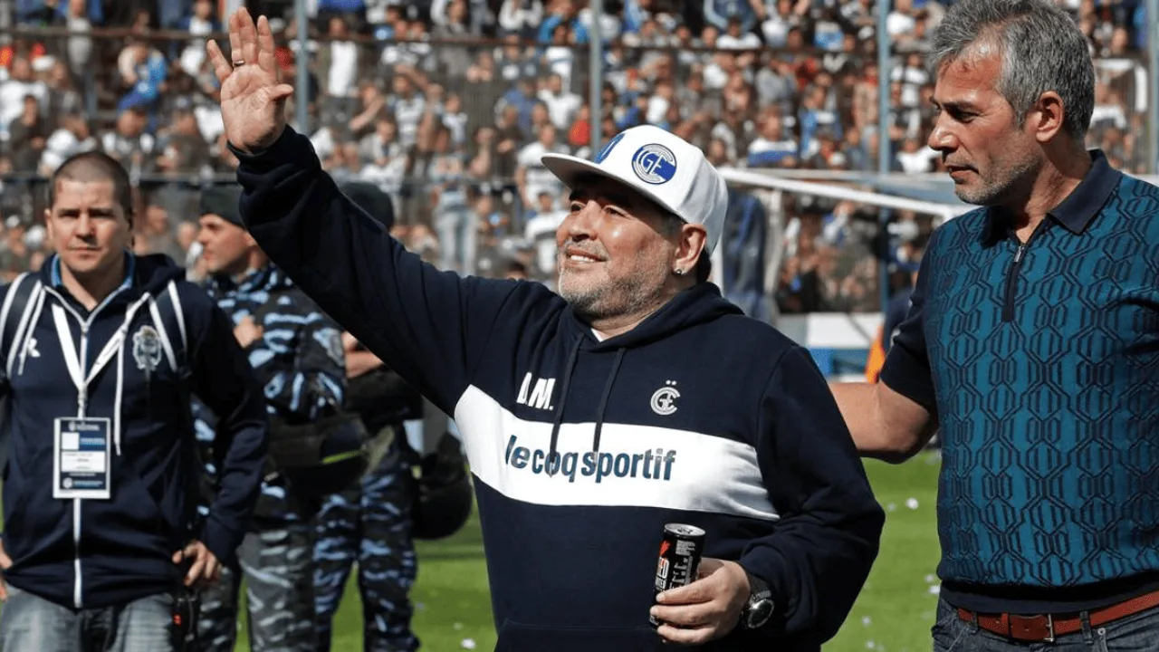 Tribunal de San Isidro durante julgamento sobre a morte de Diego Maradona em 2020