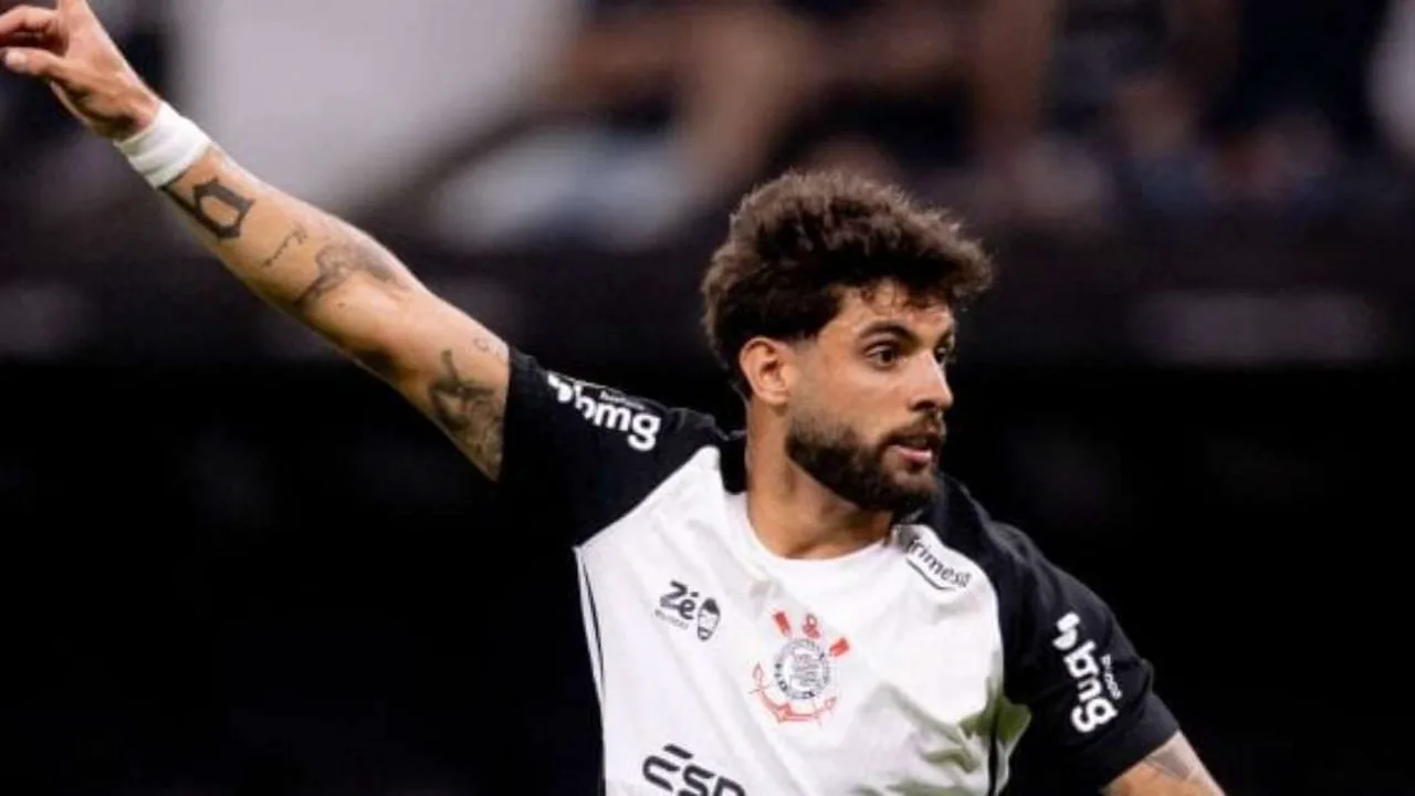Yuri Alberto comemora gol na Neo Química Arena pela Copa do Brasil 2026