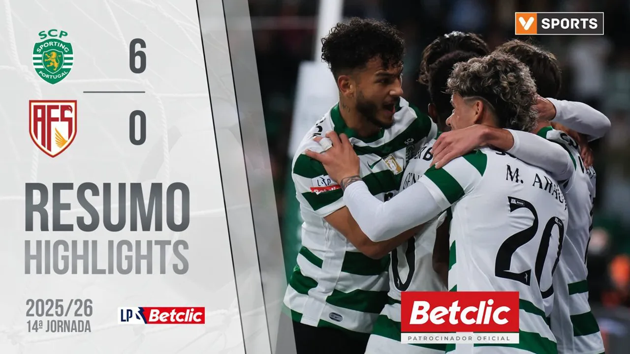 Torcida do Arsenal comemora vitória sobre o Sporting em Alvalade pelas quartas de final da Champions League 2026
