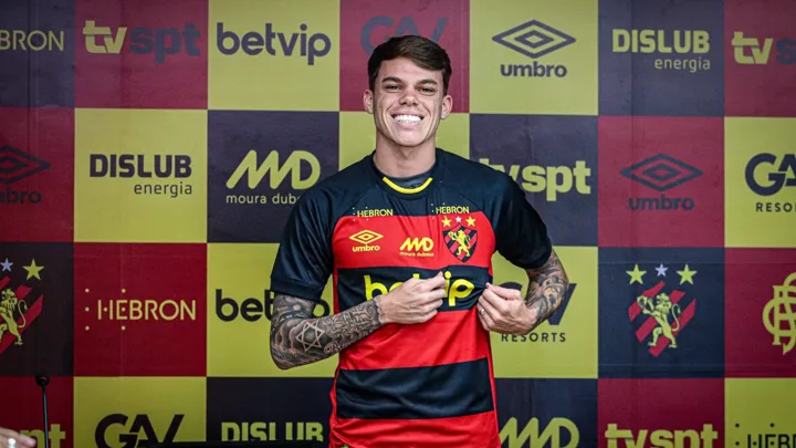 Chrystian Barletta, atacante do Sport Recife, em ação pelo Brasileirão Série A 2026
