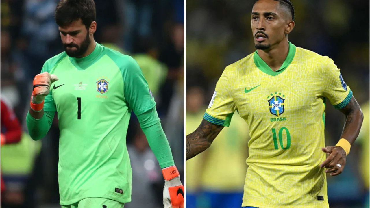 Alisson Becker com a camisa da Seleção Brasileira durante treino da Copa do Mundo