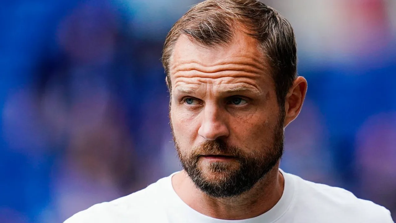 Bo Svensson, treinador dinamarquês do Paris Saint-Germain na Champions League 2025/2026