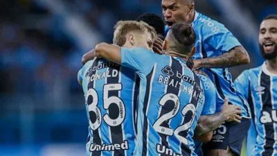 Cabeçada de Braithwaite aos 4 minutos derruba o Palestino na Arena do Grêmio