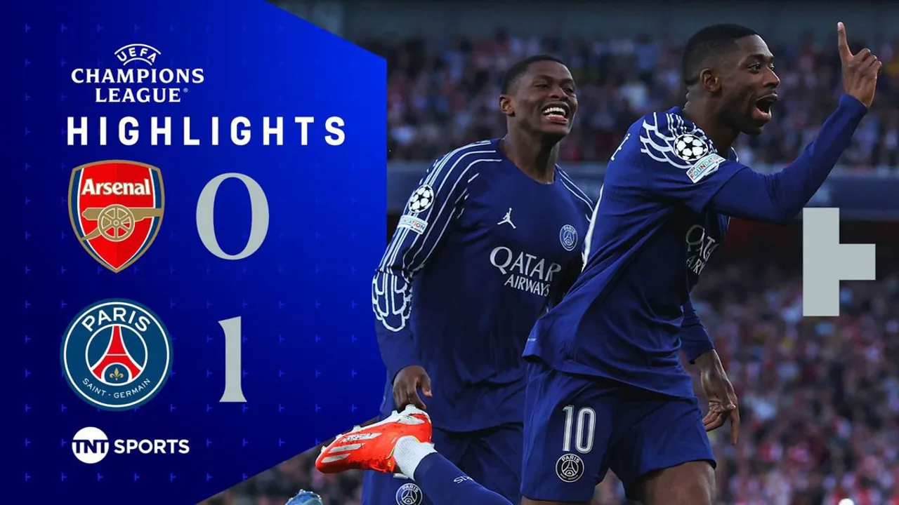 Luis Enrique orienta jogadores do PSG durante partida da Champions League 2025/2026