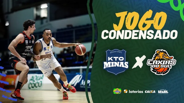 Quadra da Arena Minas Tenis Clube durante partida do NBB em março de 2025, com torcida nas arquibancadas
