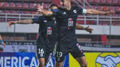 Randazzo abre, Da Silva empata e Palestino fica no 1 a 1 com o Riestra na Sudamericana