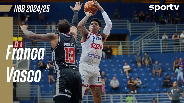 Quadra do Ginásio Pedrocão em Franca durante partida do NBB entre Franca e Vasco em abril de 2025