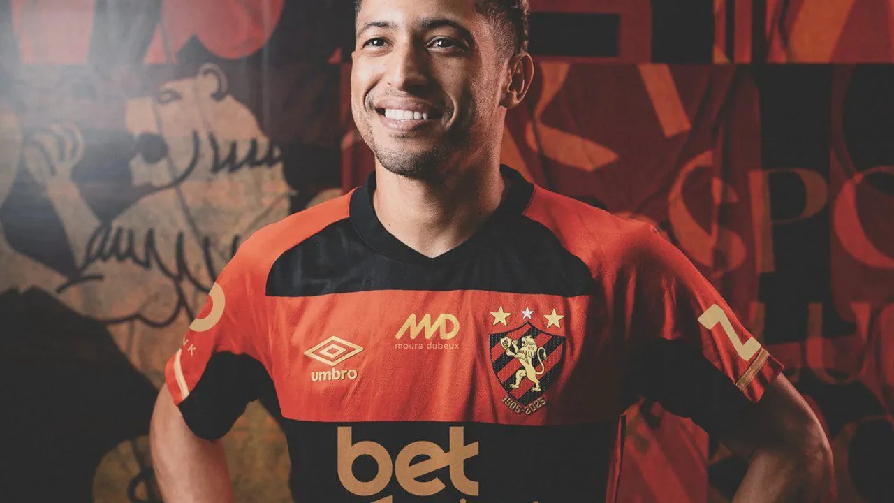 Marlon, atacante do Sport Recife de camisa 31, em partida do Brasileirão Série A 2026