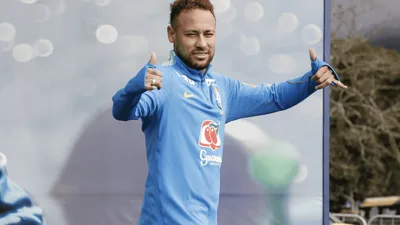 Estêvão no cartaz sem Neymar e o treino que virou resenha