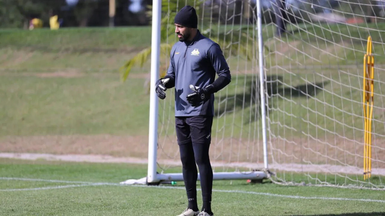 Alisson segura carta do irmão Muriel durante ação Letters That Unite da Fifa antes da Copa do Mundo 2026