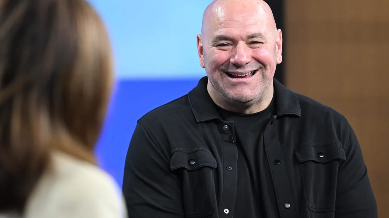 Dana White, CEO do UFC, em aparição pública em Nova York em maio de 2026, vésperas do UFC Casa Branca