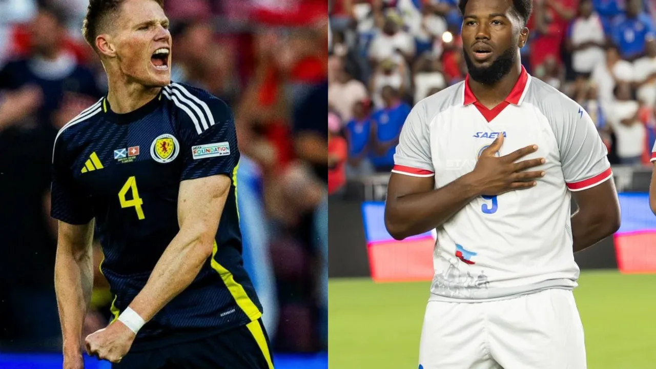 McTominay e Nazon Duckens, destaques de Escócia e Haiti no duelo histórico da Copa do Mundo 2026