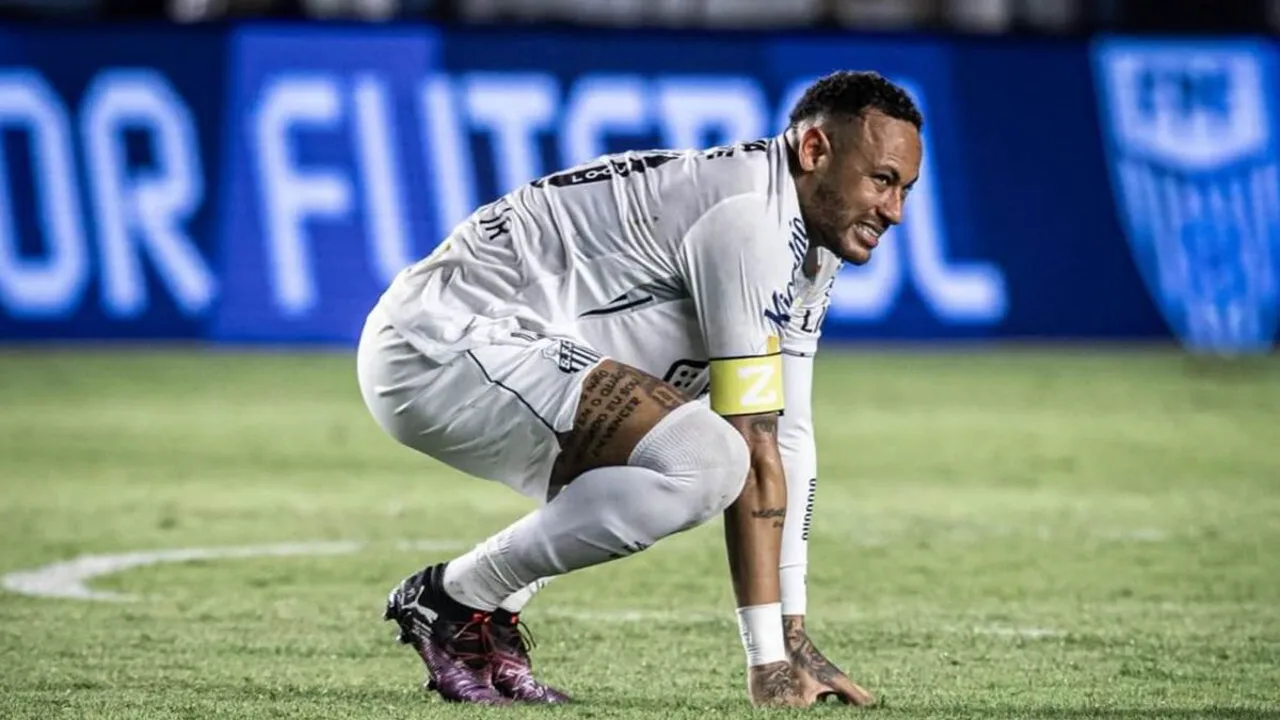 Neymar e Bruna Biancardi no chá revelação anunciando a quinta paternidade do jogador durante a Copa do Mundo 2026