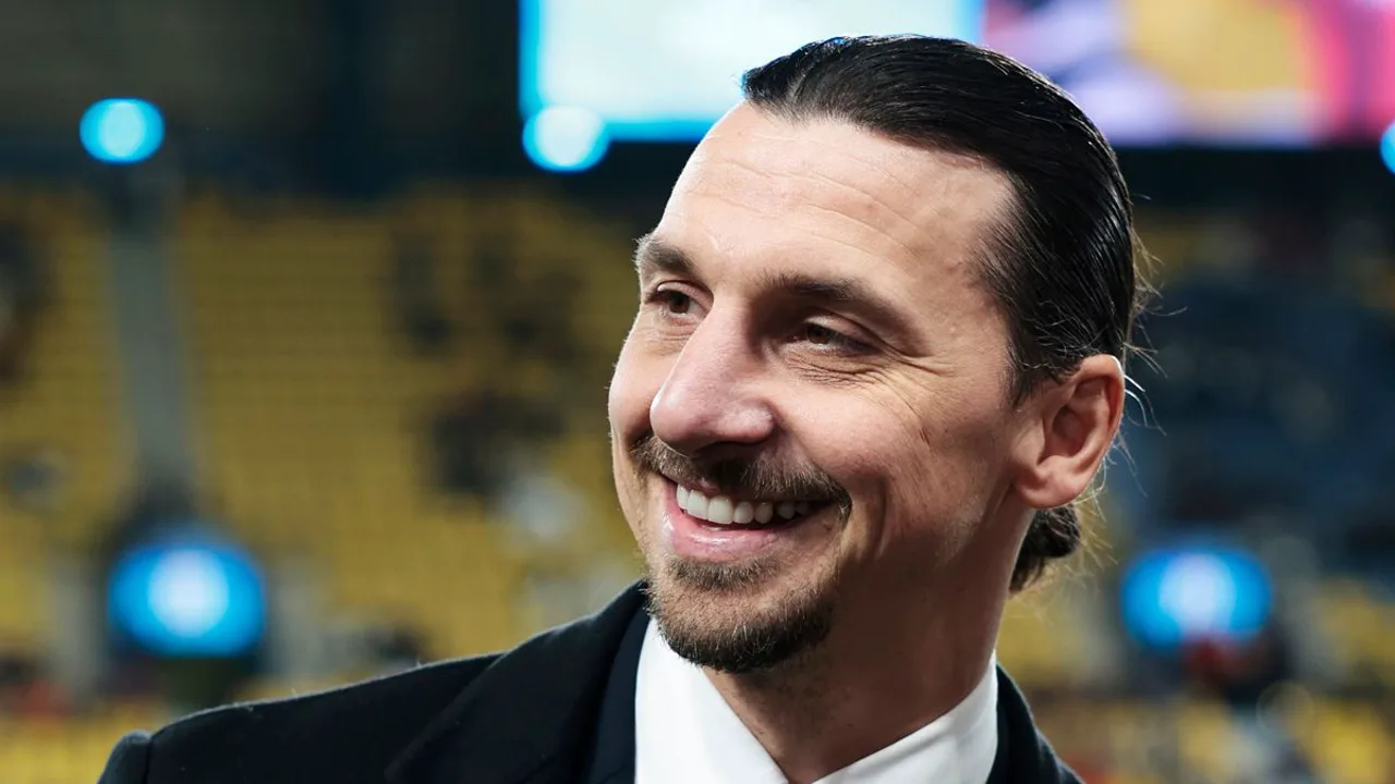 Zlatan Ibrahimovic em estúdio de televisão durante transmissão da Copa do Mundo 2026 pela Fox Sports